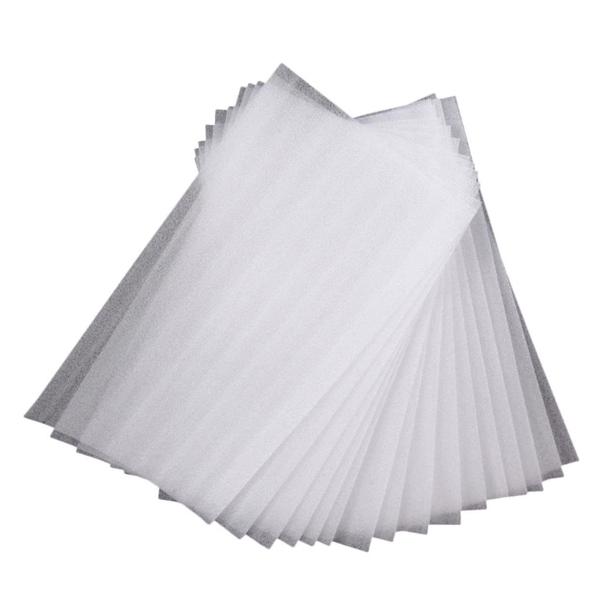 Outanaya 5sets Cotton Pearl Hair Dye Foil Wraps Hair Coloring Paper Sheets for Salons 50sheets*5