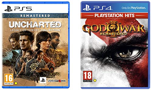 Image of Unchartered: Legacy of Thieves Collection | PS5 Game & God of War Remastered - Hits (PS4)