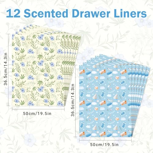 SCENTORINI Scented Drawer Liners - 12 Pack with Code L48JN7SS - Image 3