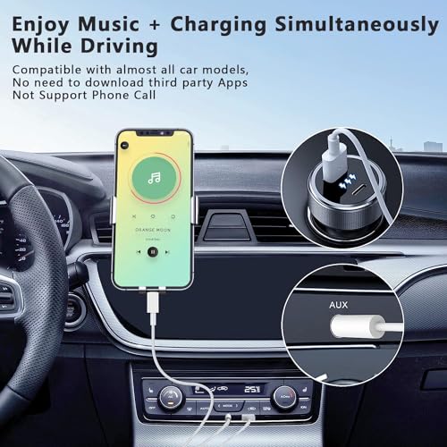 Cable auxiliar USB C a 3.5 mm para cargar el móvil mientras escuchas música 4