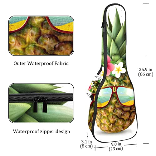 Sac Ukulélé Ananas Étui Pour Ukulélé 23 Pouces 10Mm Rembourré Pour Tenor Soprano Concert Ukulélé - Les Beatles, Paul McCartney, John Lennon, RIngo Starr, George Harrison Sac Ukulélé Ananas Étui Pour Ukulélé 23 Pouces 10Mm Rembourré Pour Tenor Soprano Concert Ukulélé – Image 5