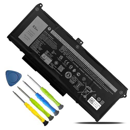 Image of 63Wh RJ40G Laptop Battery Replacement for Dell Latitude 14 5420 15 5520 / Precision 15 3560 Type P137G P137G001 P104F P104F001 P104F002 Series WY9DX M033W 01K2CF 075X16 0WK3F1 0M3KCN 005R42