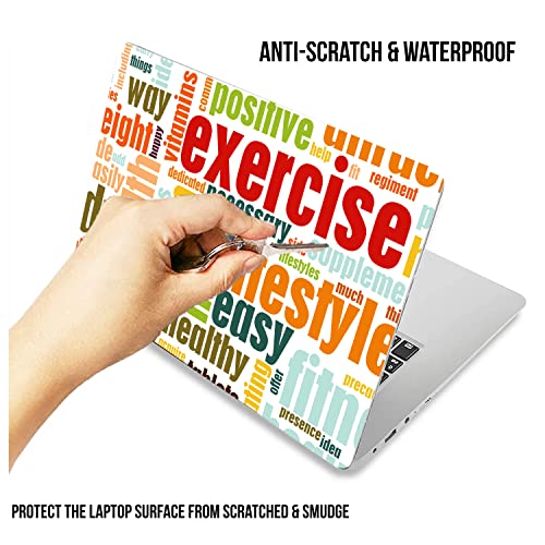 Image of Paper Plane Design Laptop Skins Sticker (15.6 inches) Des 22 (E)