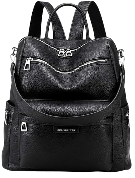 TrueArchWomen BackPacks Stylish Embellishments Interior Organizer Pockets,&Lockable Zippers For.