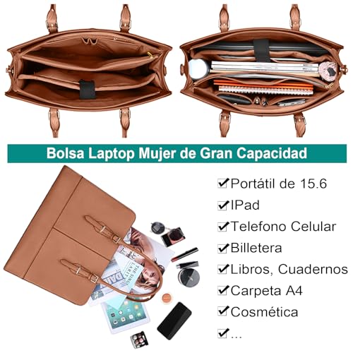 Mejores precios y opiniones de Maletín portátil polipiel disponible en línea. 18 Imagen adicional