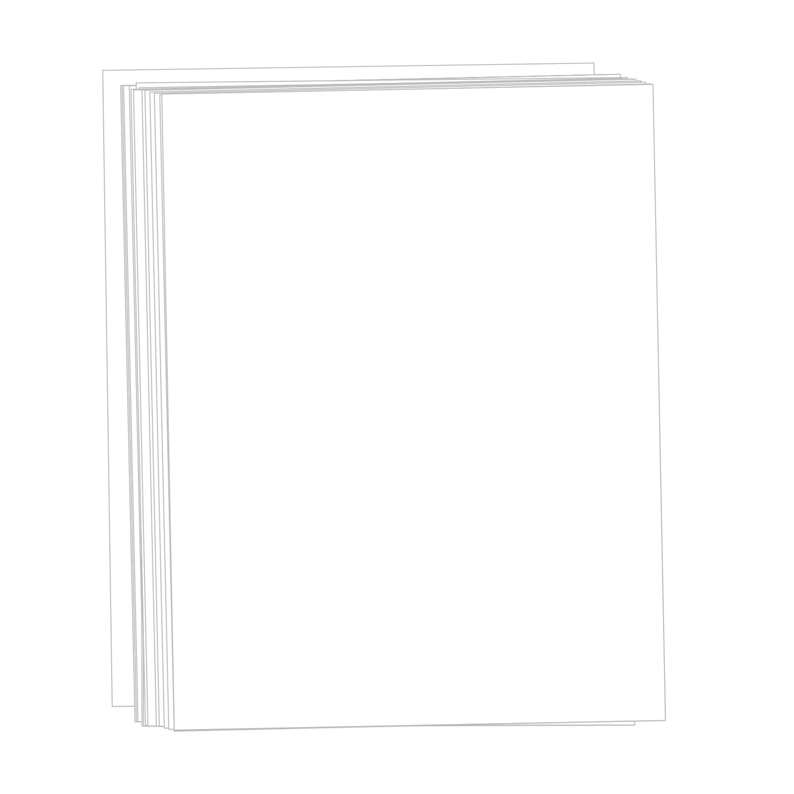 Cartulina blanca de 8.5 x 11 pulgadas, 50 hojas de papel de impresora de cartulina de 65 libras, papel blanco de 8.5 x 11 pulgadas, papel blanco para hacer tarjetas, impresión de oficina, arte,