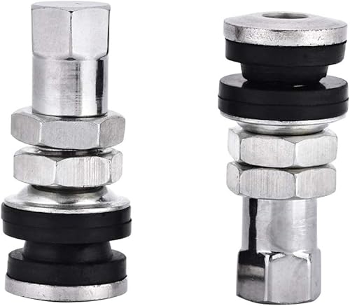 Miniatura 7 de Válvula de neumático, 10 piezas TR161 de metal para automóvil, camión, motocicleta, perno en válvula de neumático de neumático, tallos cortos con