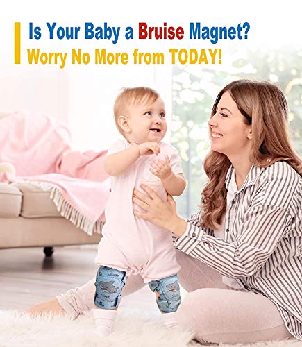 Baby Kniebeschermers voor Kruipen (2 Paar) I Zacht Kniebescherming Beenwarmers Kniekussen Peuter Cadeau - Image 3