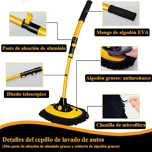 Estética Automotriz, Automotive Parts and Accessories cepillo lavar carros Marca MSUNGFIVA (3)