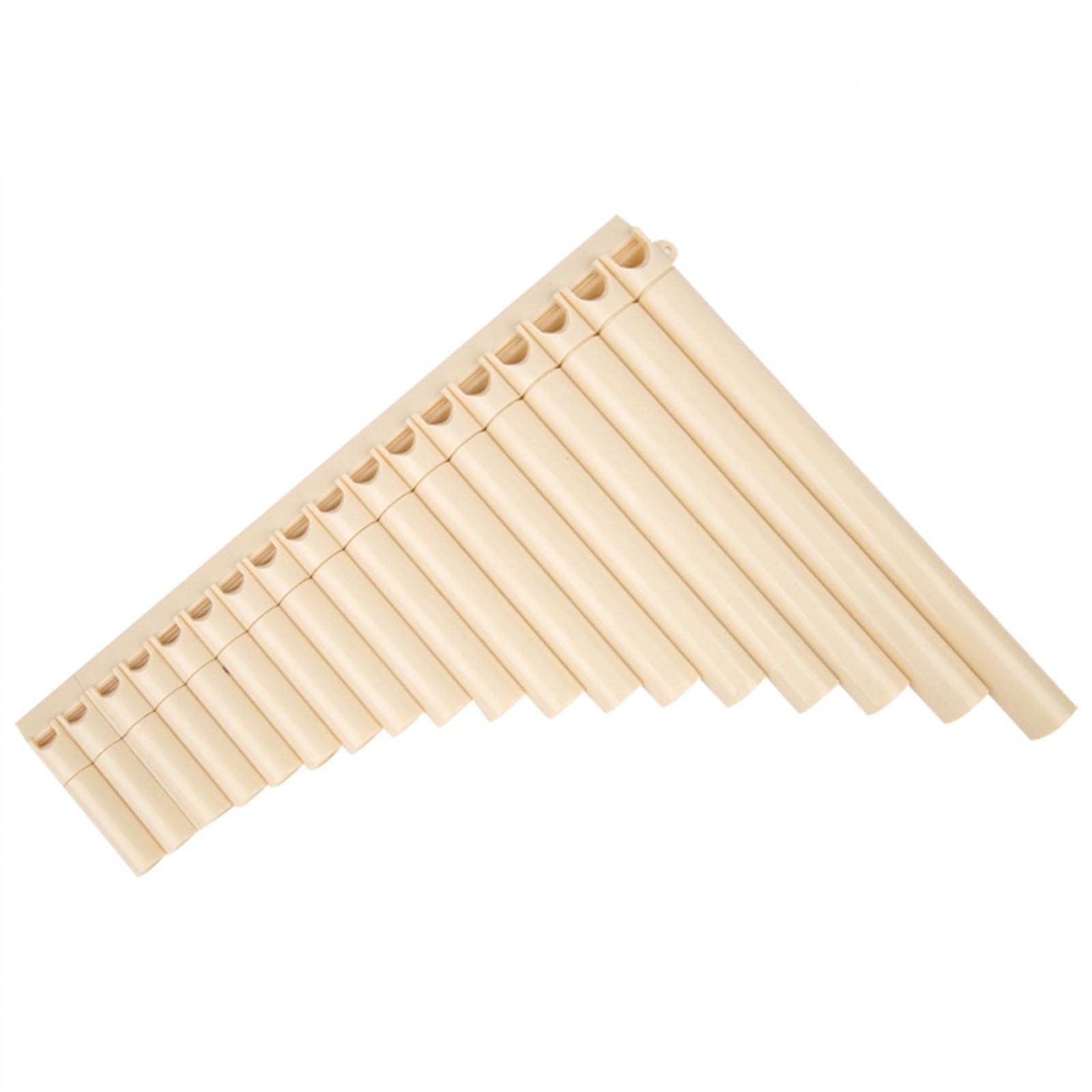 Strumento Musicale Etnico Speciale Per Aula Didattica A 18 Tubi Per Principianti In Chiave C Gialla E Bianca (Color : White)
