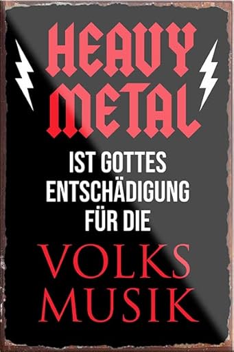 schilderkreis24 – Divertido imán para nevera con texto «Heavy Metal», ideal como regalo de cumpleaños, Navidad, 9 x 6 cm | Ya disponible en tu tienda friki favorita! En mundofriki.es! schilderkreis24 – Divertido imán para nevera con texto «Heavy Metal», ideal como regalo de cumpleaños, Navidad, 9 x 6 cm | Ya disponible en tu tienda friki favorita! En mundofriki.es!