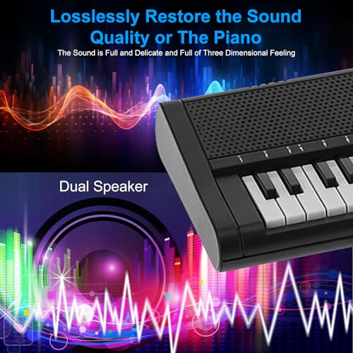 61 Klawiszy Klawiatura Fortepian Wielofunkcyjne Przenośne Urządzenie Karaoke z Mikrofonem Kabel USB Elektryczny Fortepian Instrument Muzyczny Regulowana głośność Efekt Dźwiękowy