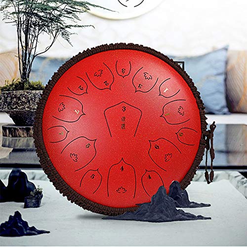 Steel Tongue Drum 13 Inch 15 Notes miniatura 1