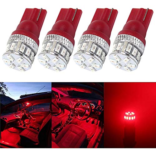 ALOPEE - 4-Pack T10 194 168 921 W5W 2825 5ªGeneración 240lums LED...