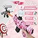 Electric Gel Ball Blaster Toys-Eco-Friendly Splatter Ball Blaster,Automatic Outdoor Games Toys for Activities Team Game（Pink）