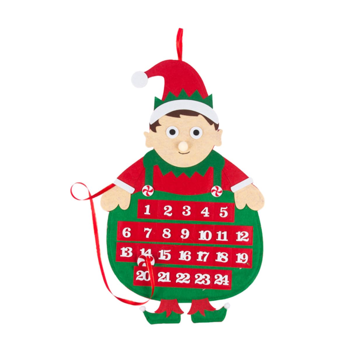 IMIKEYA 3 Stk Countdown-Kalender Krippendekor Weihnachten DIY Kalender Weihnachtsdekorationen weihnachts party Ornament festlicher Adventskalender kreativer Kalender Weihnachtssocken