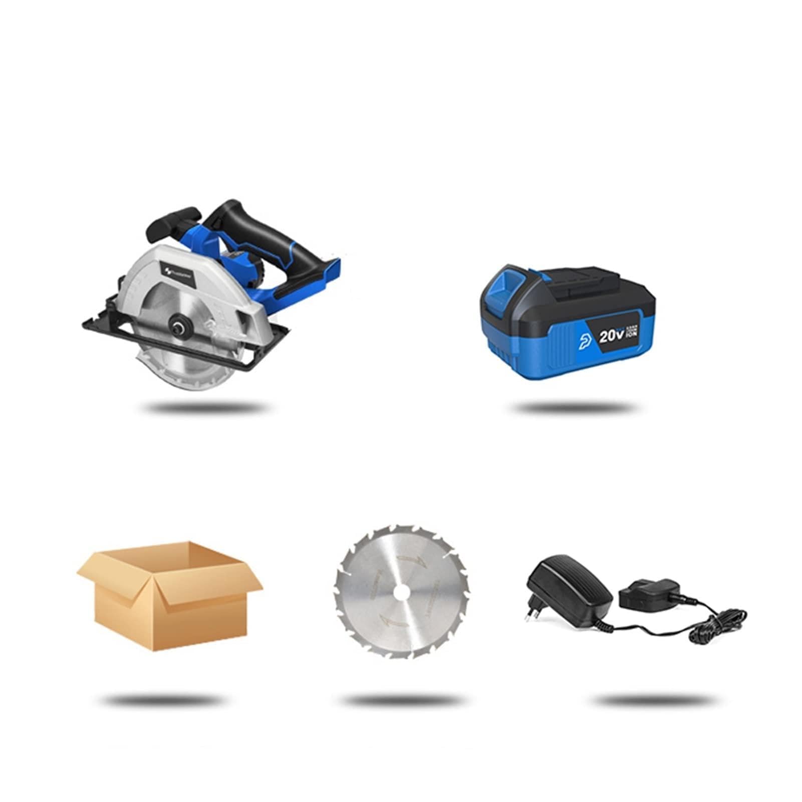 Rsgxlfqzvak Ptet1017e Air Hammer, 8 In 1 Cordless Screwdriver Drill Hammer Drill Impact Wrench Angle Grinder Circular Saw Jig Saw Air Inflator Lithium Battery(Ptet1017e)