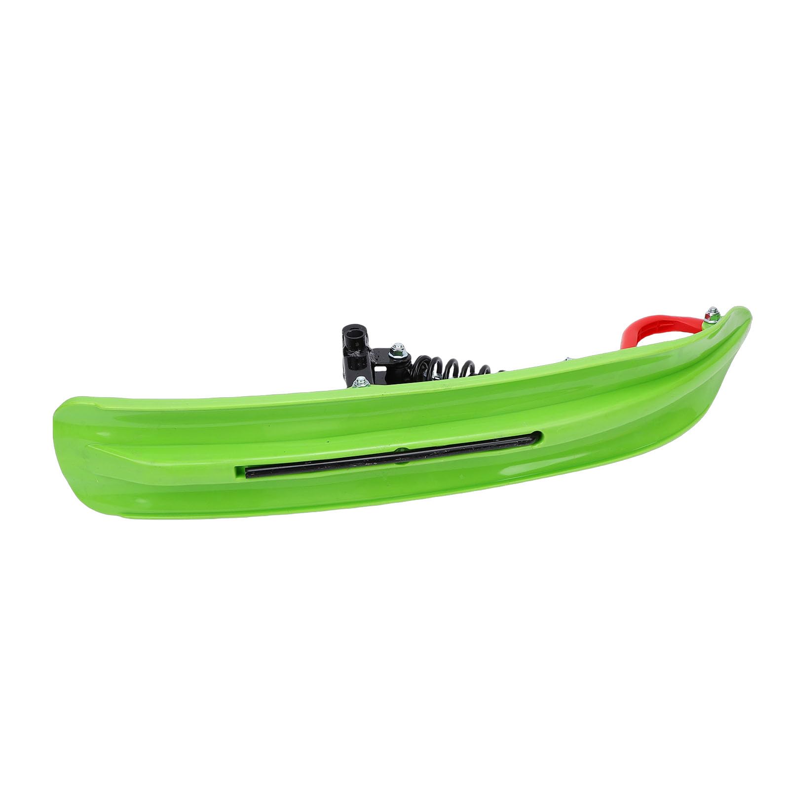 Trineo de Nieve Go Kart con Agarre Antideslizante y Esquís de Plástico a Prueba de Golpes, Trineo de Invierno para Niños y Adultos, Tabla de Kart Mejorada con Kit de esquí Delantero para
