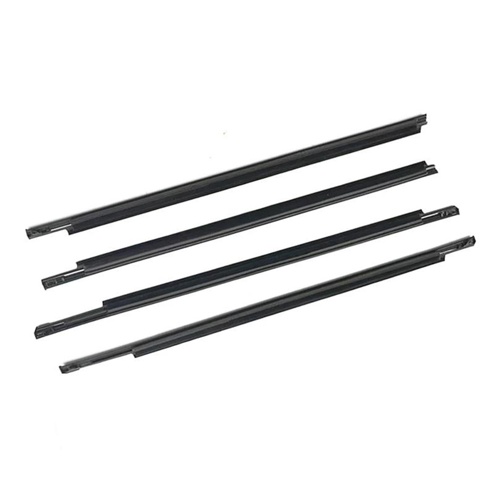 Hpzprpcew One Color For Toyota For Prius 2004 2005 2006 2007 2008 2009 4Pcs Black Rubber Car Side Window Glass Seal Moulding Trim