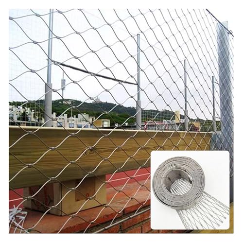 Grillage métallique flexible acier inoxydable pour filet sécurité jardin