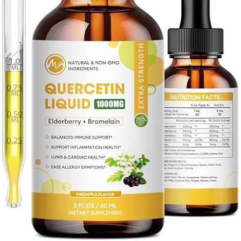 M inch Quercetin Liquid Drops 1000mg Cover