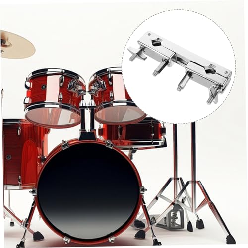 Abrazadera para batería y percusión: soporte para platillos y cowbell, ajuste de ángulo y tensión, fabricada en aleación de zinc miniatura 5