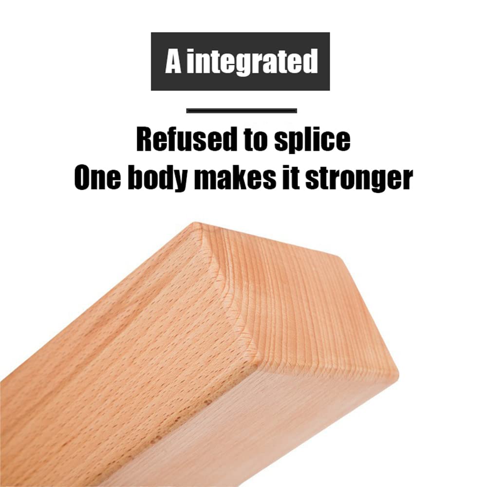 Bloque De Yoga De Madera Natural Ladrillo para El Entrenamiento De Fitness De Gimnasio Mejora La Fuerza Y El Equilibrio De Ayuda Y La Flexibilidad Equipo De Culturismo
