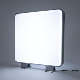 Led Light box, Doppelseitige Lichtbox 60 x 60 cm Lichtstärke 1600lm Farbtemperatur 10000K IP65 Leuchtkasten Led Namensschild