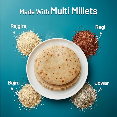 Image of Lo Foods Gluten Free Multigrain Atta 5 Kg, Multi Millet Flour, High Fibre, High Protein, Gluten Free Atta