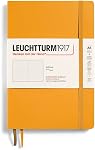 LEUCHTTURM1917 - Carnet de notes Couverture souple moyenne A5-123 Pages numérotées pour l'écriture et la publication (papier en règle, cerise)