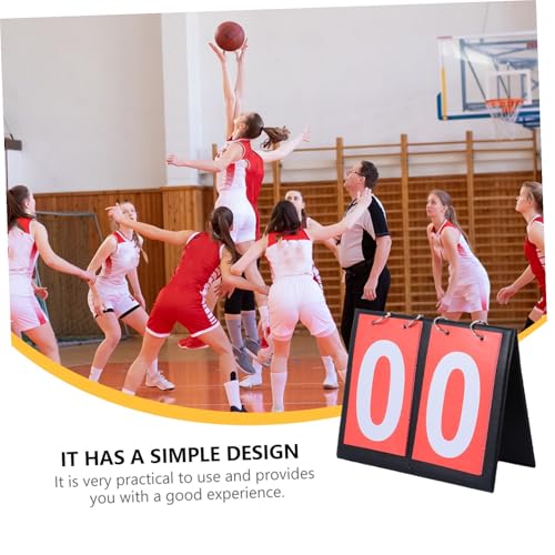 Marcador Manual de Básquetbol de 2 Dígitos Rojo miniatura 3