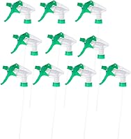 Vista 2 de Yardwe 10 piezas de repuesto de gatillo de botella de pulverización, boquillas de pulverización, cabezal de pulverización, botellas de pulverización