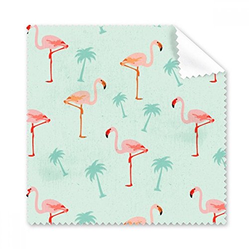 Chiffon de nettoyage contre les traces de doigts flamingo rose animal pour téléphone 5pcs