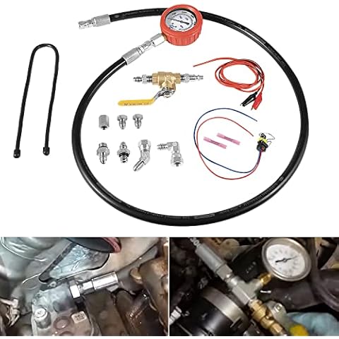 Hpop Test Tool High Pressure & Air Leak Test Gauge Tool Kit Fit for 1994-2007 Ford F250 F350 6.0L & 7.3L Powerstroke Cover