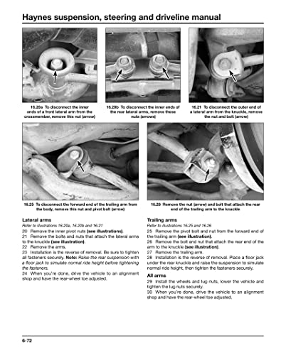 Suspension, Steering & Driveline Haynes TECHBOOK