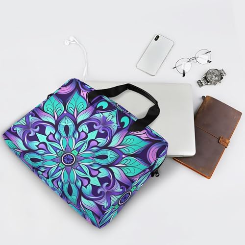 Maletín para portátil ALAZA Mandala Flower Boho 13-15.6" miniatura 7