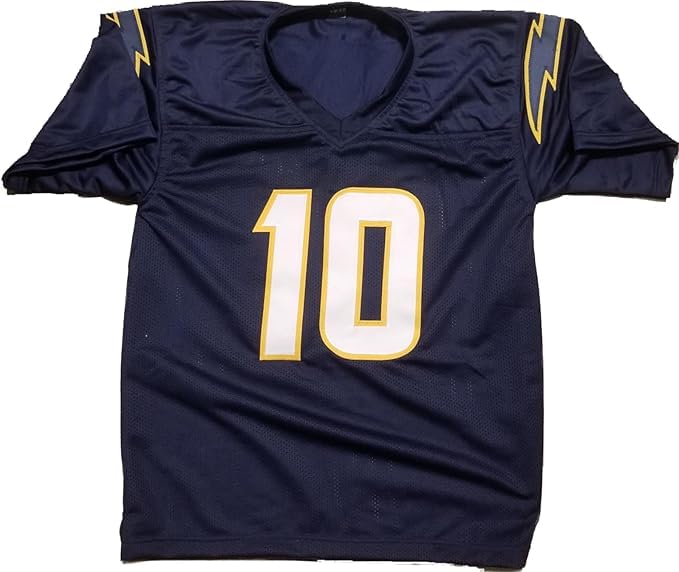 Custom Stitched Justin Herbert Youth Navy Jersey Size Youth Small