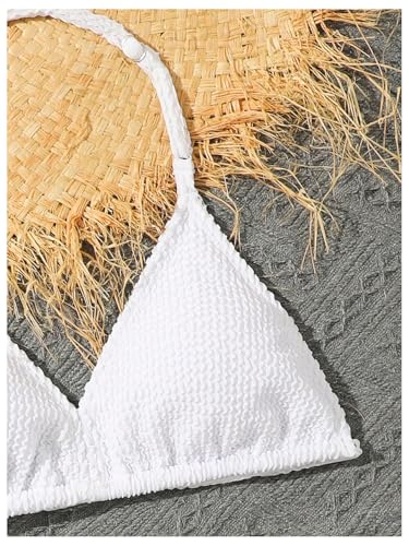 Image of SHENHE Girl's 3 Piece Swimsuits with Cover Up Skirt Halter Triangle Bathing Suits Bikini Set