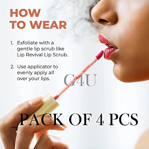 Image of G4U Non Transfer lipsticks | Matt Red Edition Lip Shades | Waterproof Long Lasting Lip Colors (4 Pcs Set)101 102 103 104