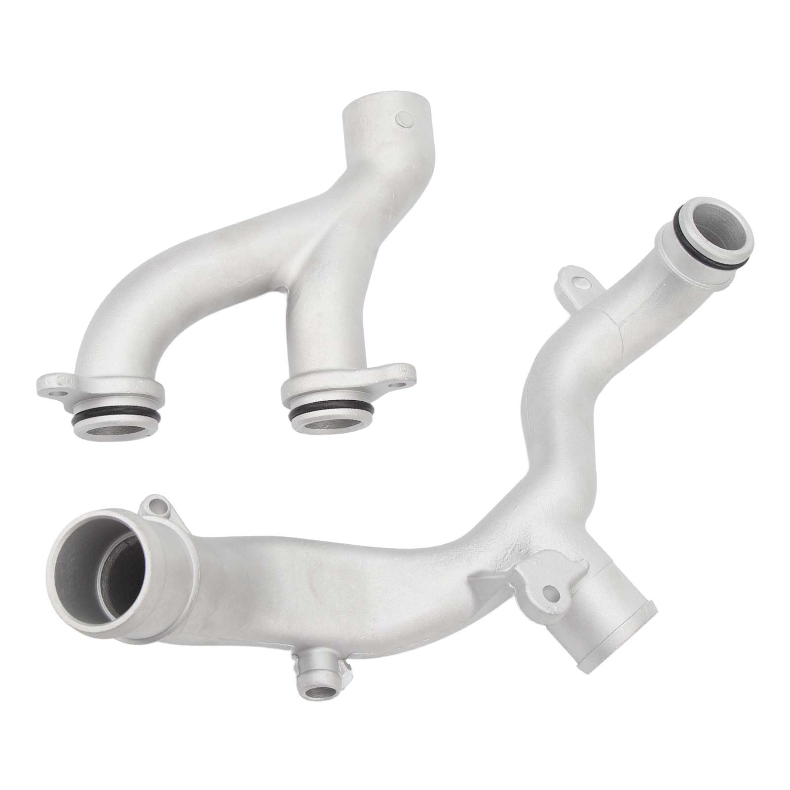Akozon Rury Wylotowe Płynu Chłodzącego ze Stopu Aluminium LR090630, Zestaw Rur Układu Chłodzenia wodą Chłodnicy do Jaguara F?Type, F?Pace, XF, XE, XJ, i Sport Velar