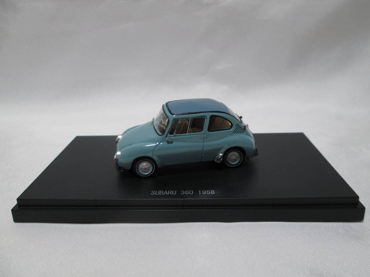 Amazon | EBBRO エブロ 1/43 スバル 360 1958 Blue | ミニカー・ダイ