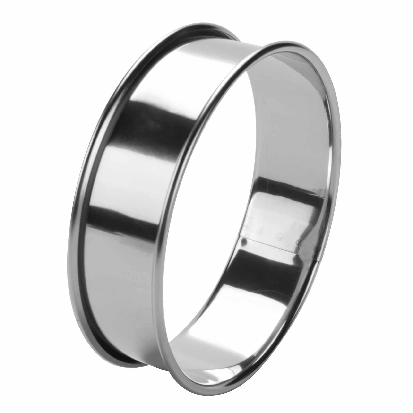 Lizusidtsy Double Rolled Tart Rings, English Muffin Rings Professional Crumpet Rings Set of 4