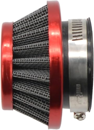 Miniatura 5 de HIAORS Filtro de aire de motocicleta de 1.654 in a 1.732 in para motores de 43 cc, 47 cc, 49 cc, 150 cc, 200 cc, 250 cc, Apolo, RFZ, tanque SSR,
