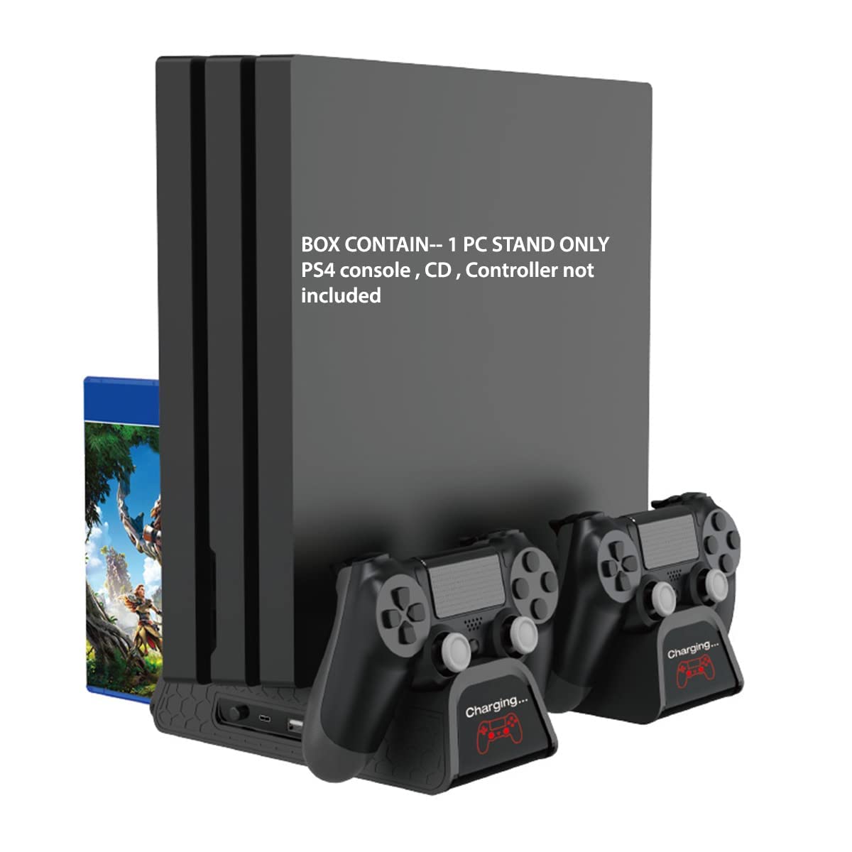 atdaraz PS4/PS4 Slim/PS4 Pro Multifunctional Vertical Stand Cooling Fan Stand, 4 Controller Charger with LED Indicators, Charging Dock with 12PCS Games Storage. (B0BBB6L1TW) Amazon Price History, Amazon Price Tracker
