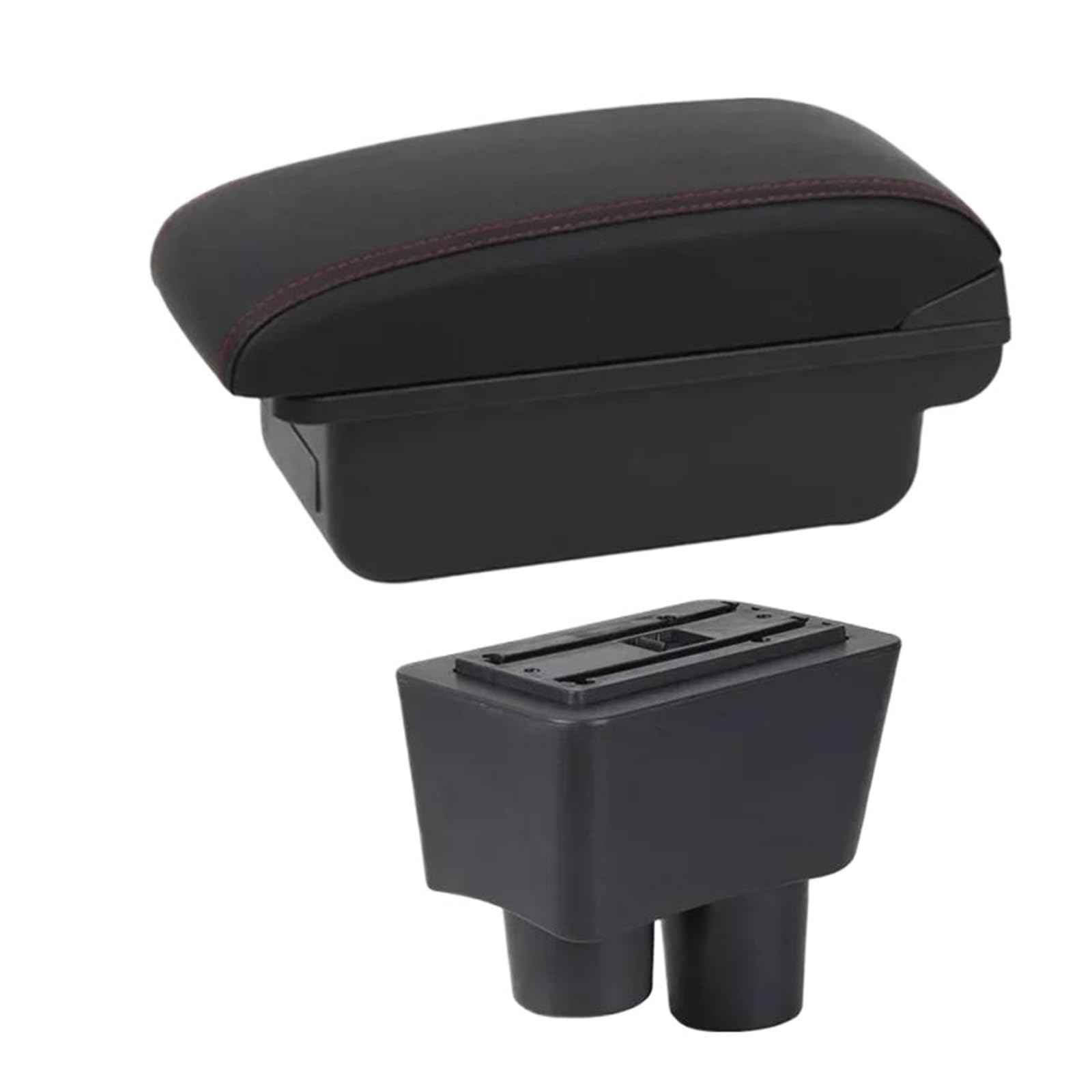Otbehuwj B1 Red Line Car Armrest Box Interior Retrofit Storage Box For Nissan For Almera For Versa
