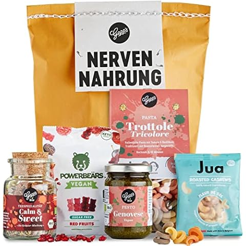 Gepp’s Feinkost Geschenkbox „Nervennahrung“ mit Delikatessen zur Entspannung I Gourmet-Geschenkset Cover