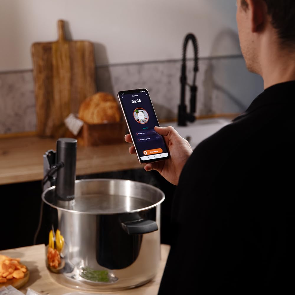 Cecotec SlowVide 1000 Connected Sous Vide 1000W 5-95°C Wi-Fi Touchscreen 15L IPX7