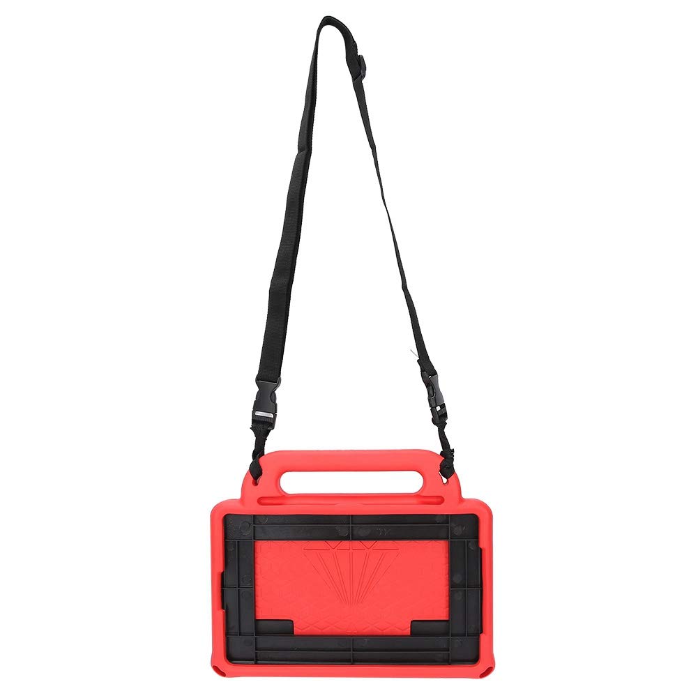 Ejoyous Custodia per Tablet Custodia Protettiva per Tablet EVA per Tab A 10.1 2019 SM T510 T515 Antiurto Supporto A 3 Strati Tracolla per Bambini Studenti Insegnanti Viaggi Lavoro (rosso)