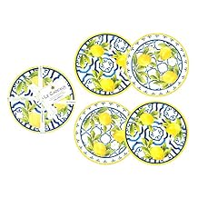 Le Cadeaux Appetizer Plates - Set of 4 - Palermo - 6.5 in. 097PAL