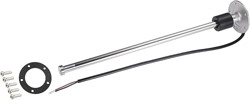 Universal Marine Fuel Sending Unit Float Replacement Fuel Gauge Gas Tank Diesel Water Level Sender Unit Sensor, 15" 380mm, Anti-Corrosion, Stainless Steel, Auto Accessories